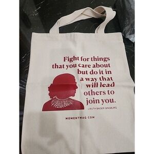 "Fight for Things You Care About" Tote Bag- Momentmag.com